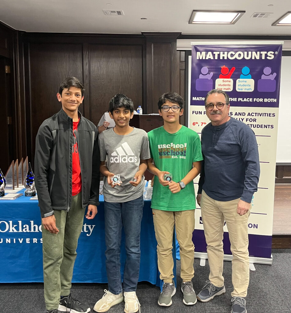Students place in top 20 in MATHCOUNTS state competition University